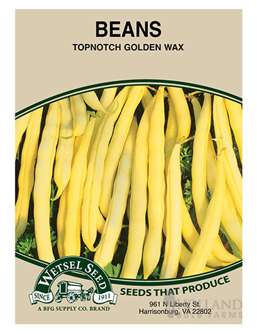 Bush Bean Top Notch Golden Wax - 75515