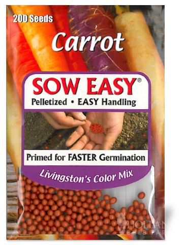 Carrot Livingstons Color Mix-Sow Easy 