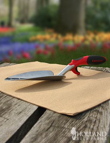 Corona ErgoGrip Garden Trowel ergonomic garden tools, steel garden tools, hand shovels, bulb planters, garden trowel