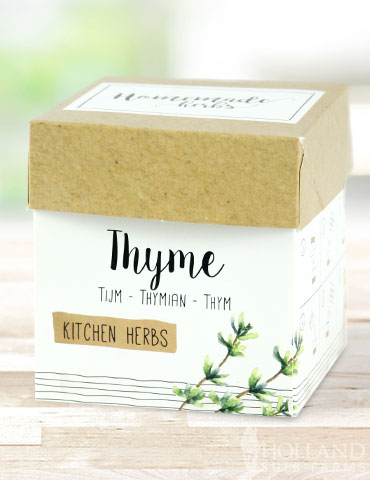 Homemade Herb Kit- Kitchen Thyme cooking with thyme, indoor herb kit, windowsill herb kit, growing herbs indoors, thyme herb kit, herb garden kit, indoor herb garden starter kit, best herbs for growing indoors