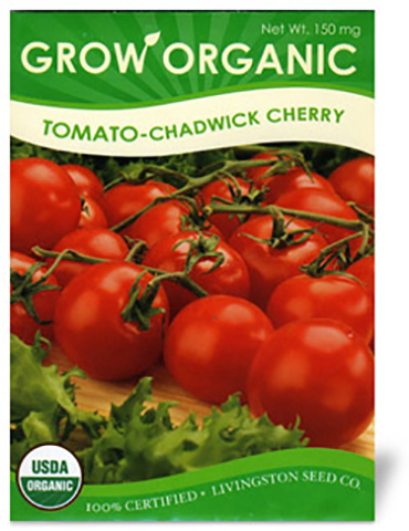 Organic Cherry Tomato Seeds Chadwick 