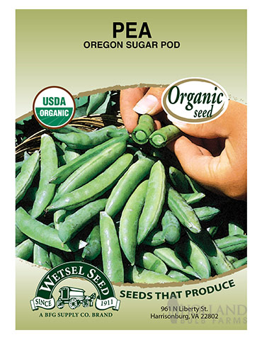 Organic Oregon Sugar Pea Pod - 75626