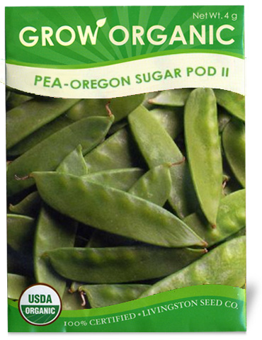 Organic Oregon Sugar Pea Pod 