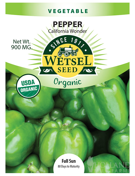 Organic Pepper California Wonder